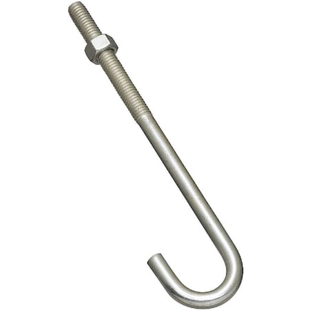 3/8 In. x 7 In. Zinc J Bolt